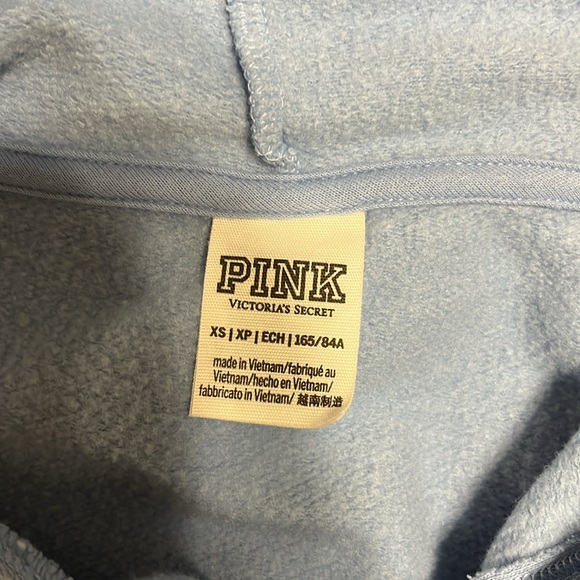 PINK sweatshirt, size, XS, color ocean blue - Picture 3 of 3
